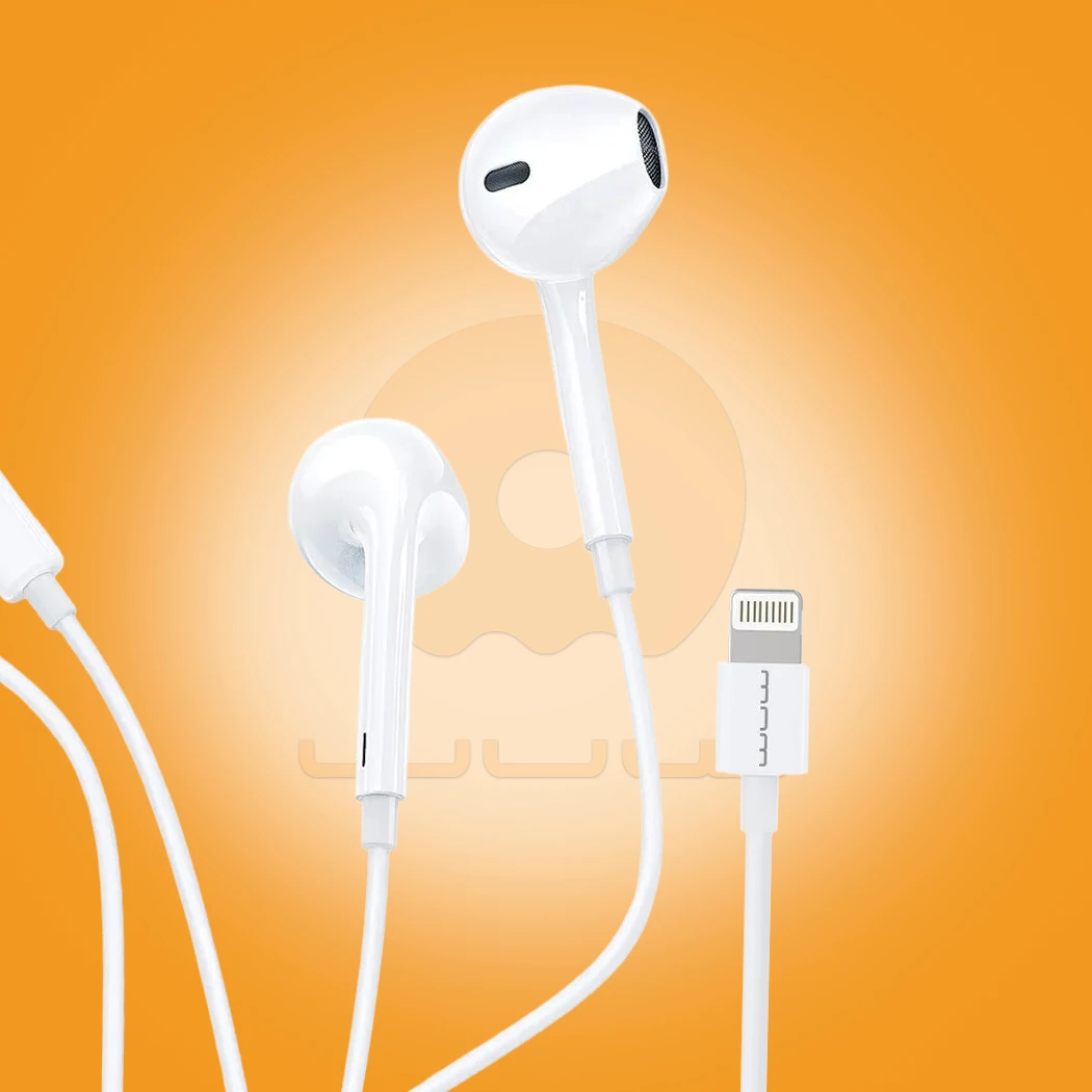 WUW-R210 Lightning Wired In-Ear Earphones with Mic