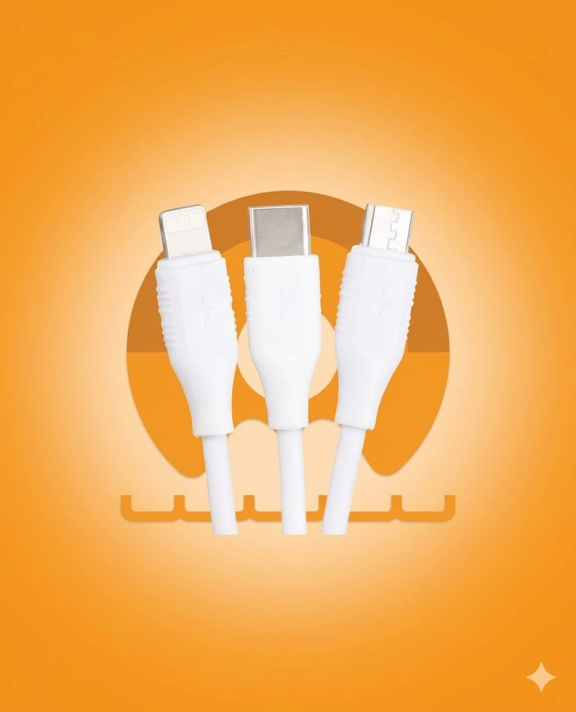 WUW-X179 3-in-1 Fast Charging Cable (1m)