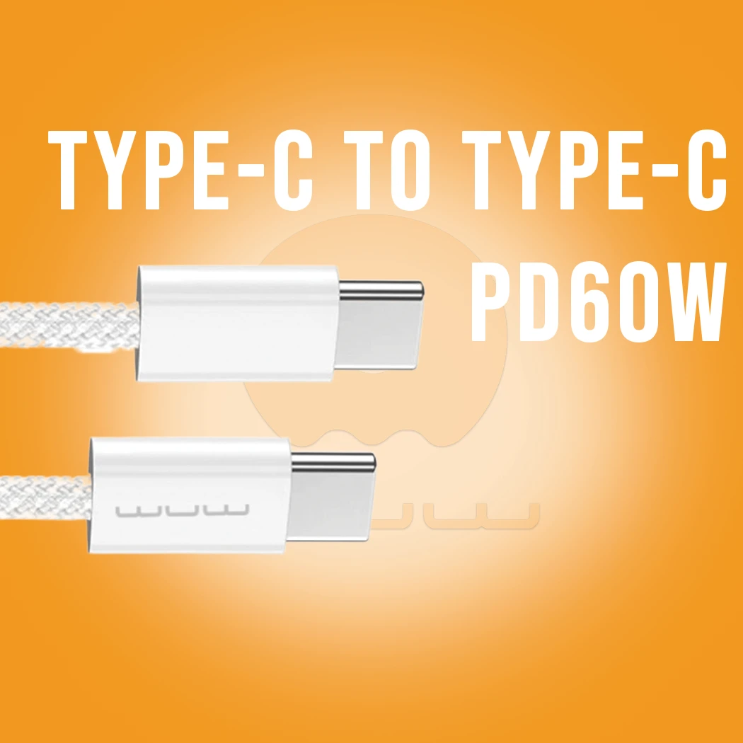 WUW-X200 60W Type-C Braided Fast Charging Cable
