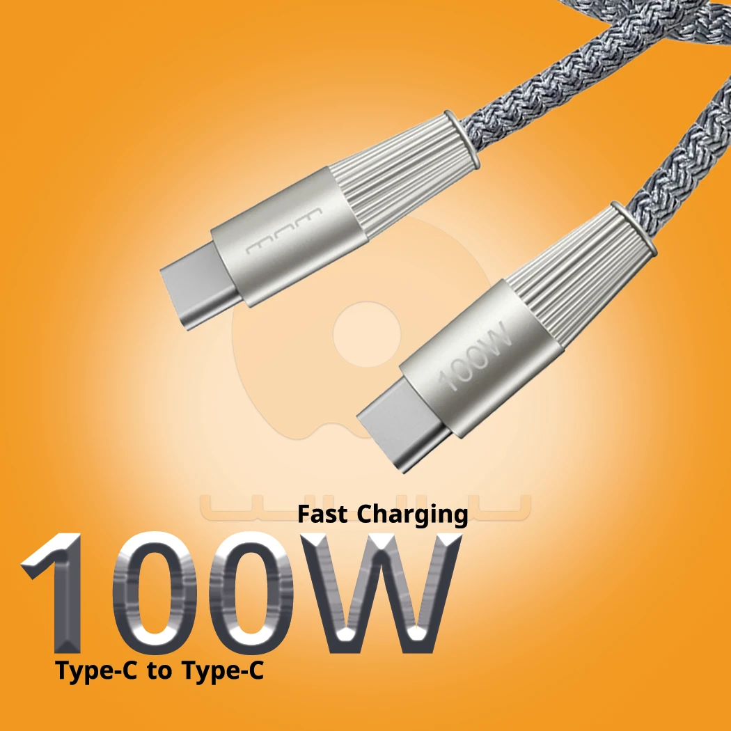 WUW-X201 100W Type-C to Type-C Fast Charging Cable