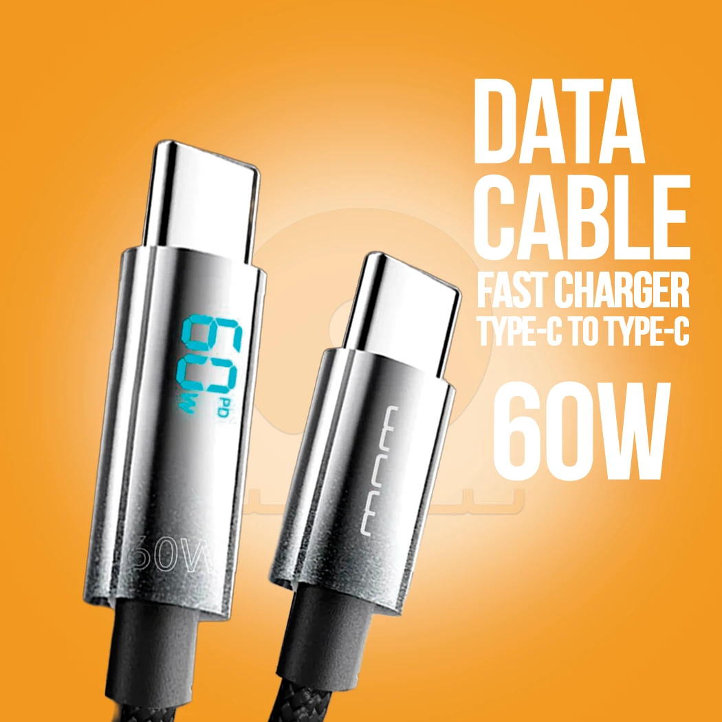 WUW-X214 60W Type-C to Type-C Fast Charging Cable