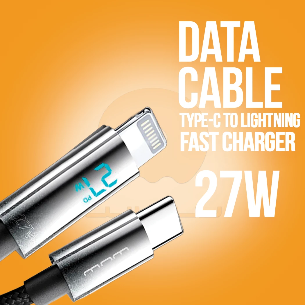 WUW-X215 27W Type-C to Lightning Fast Charging Cable for iPhone