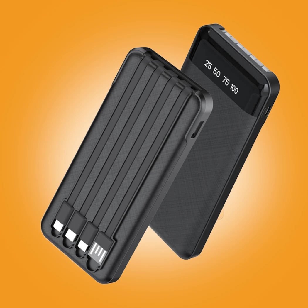 WUW-Y130 10000mAh 4-in-1 Fast Charging Portable Power Bank