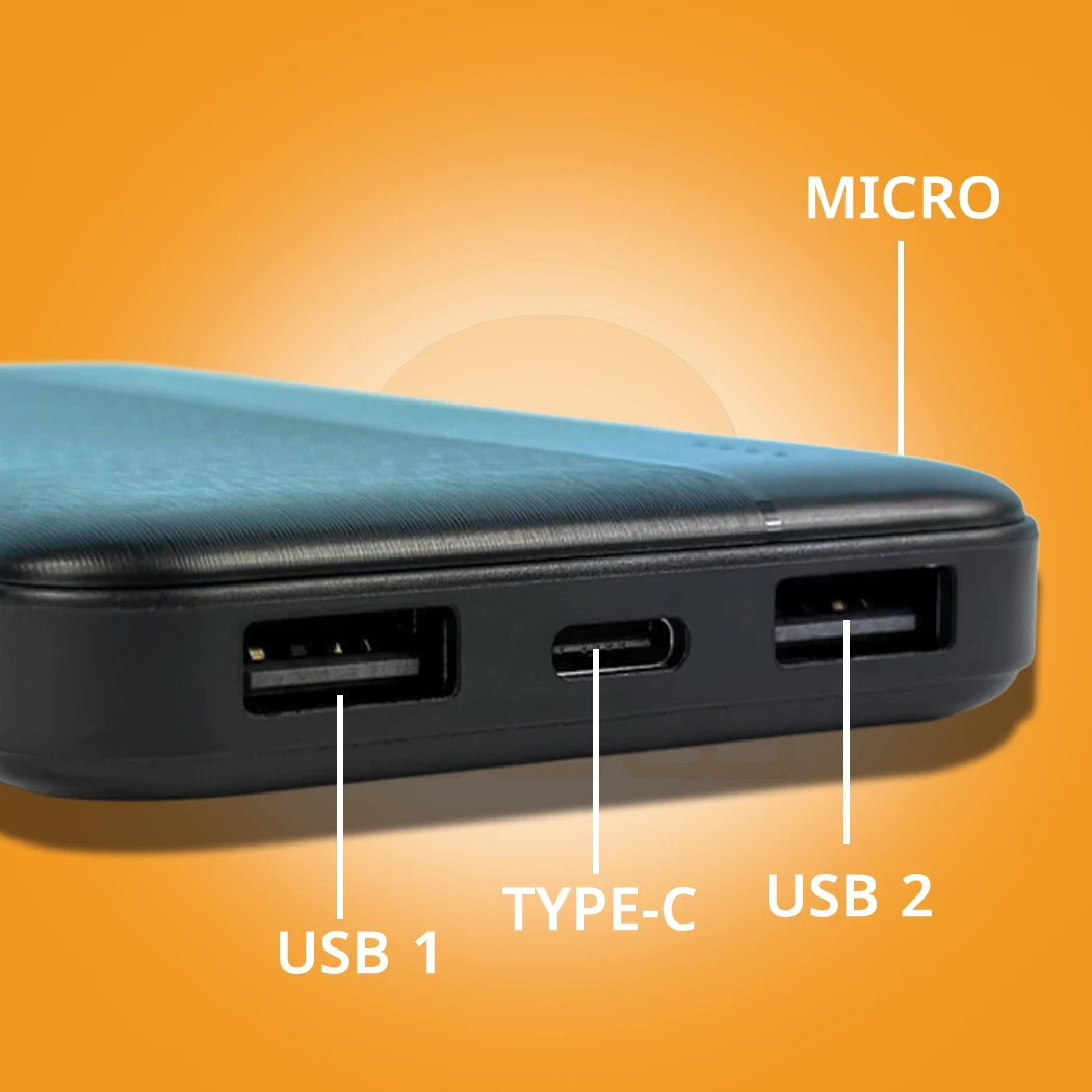 WUW-Y145 10000mAh Ultra-Compact Portable Power Bank