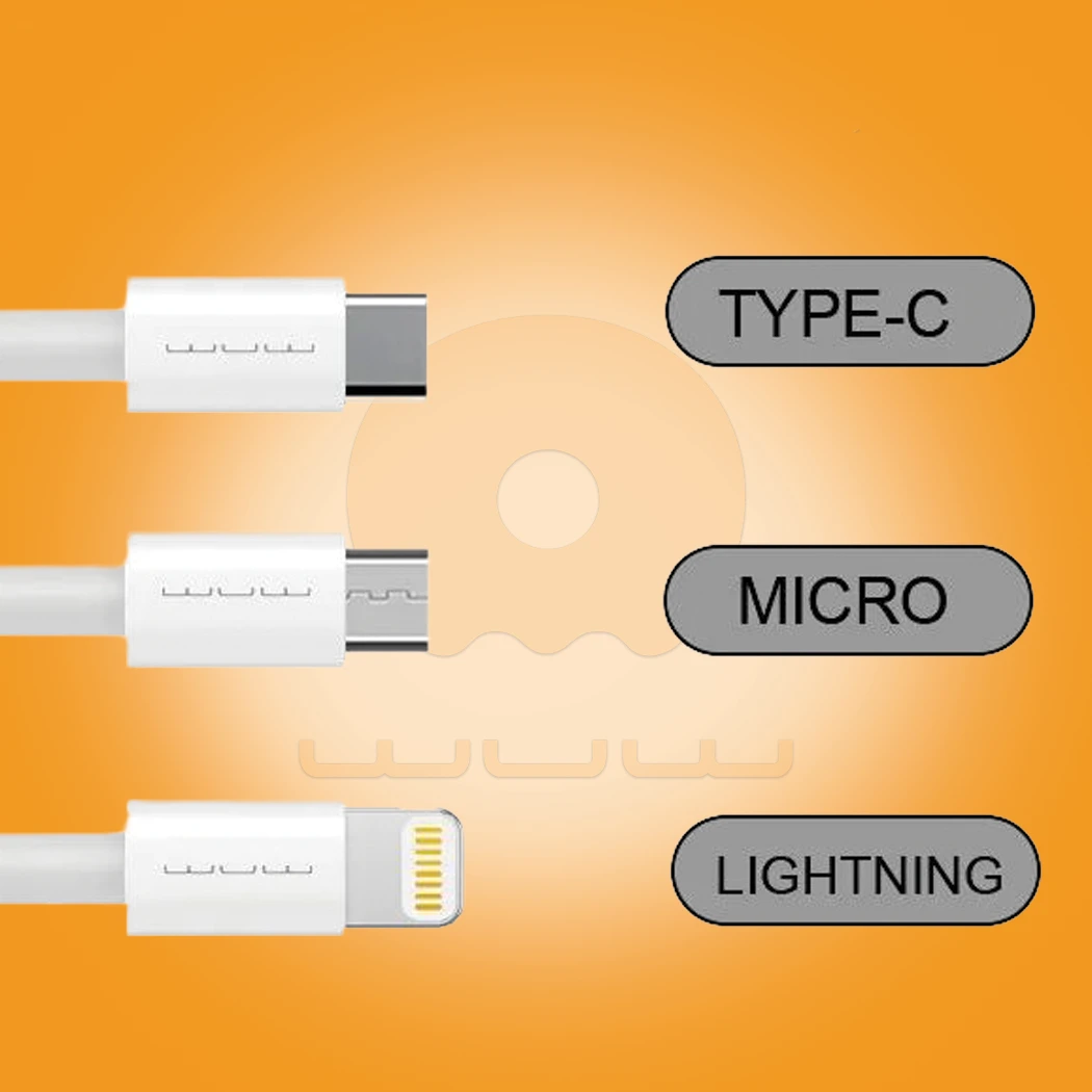 WUW-X196 2.4A Fast Charging Cable (Available in 3 Types: Type-C / Lightning / Micro)
