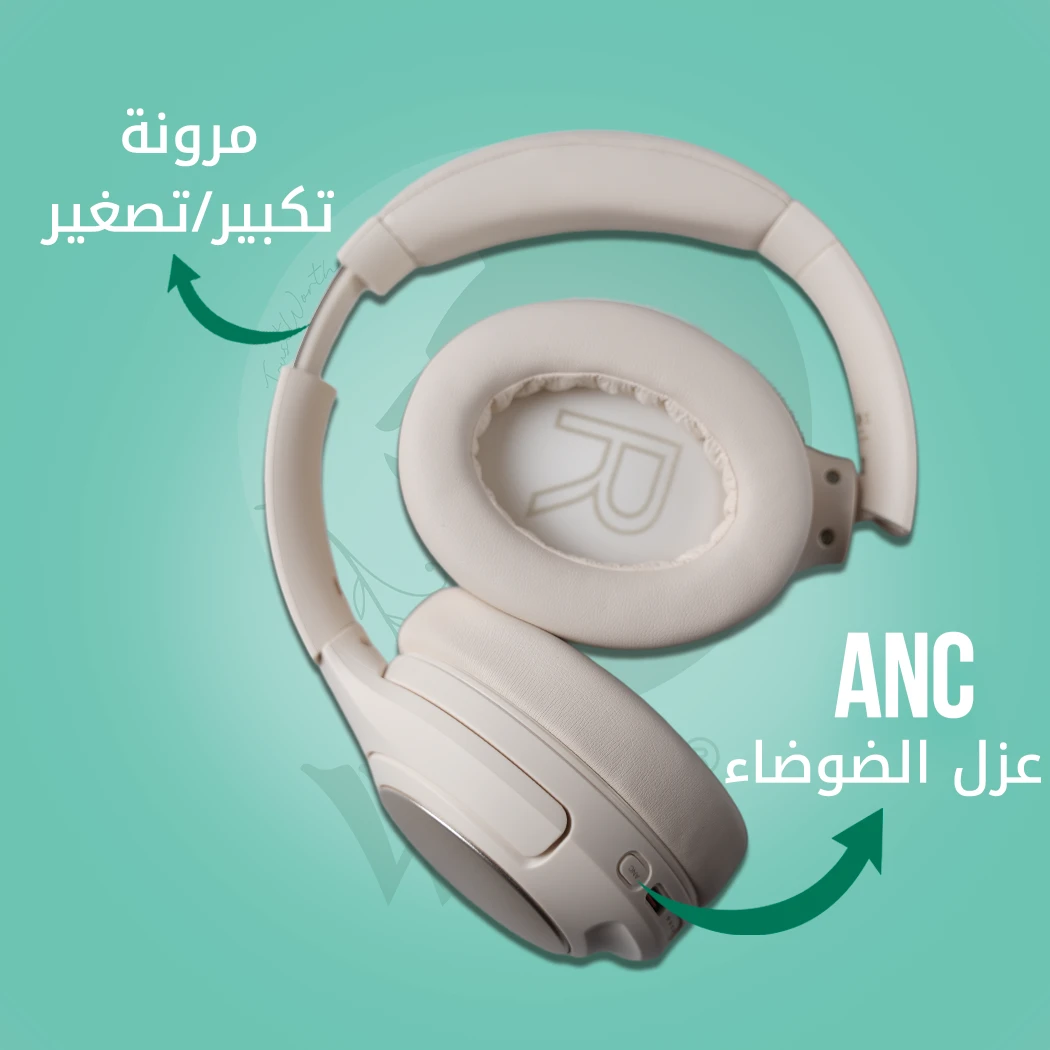 Ward WD-BT14i Over-Ear Wireless Bluetooth v5.3 Headphones with ANC & 40mm Driver