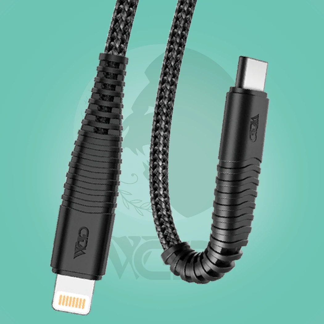 Ward WD-CB02 Type-C to iPhone 20W PD Fast Charging Cable (1.2M - Black)