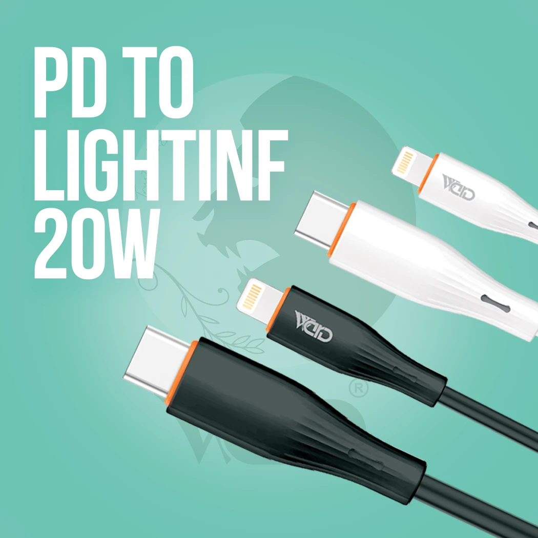 Ward WD-CB14 Type-C to iPhone Lightning 20W PD Fast Charging Cable (1.2M)