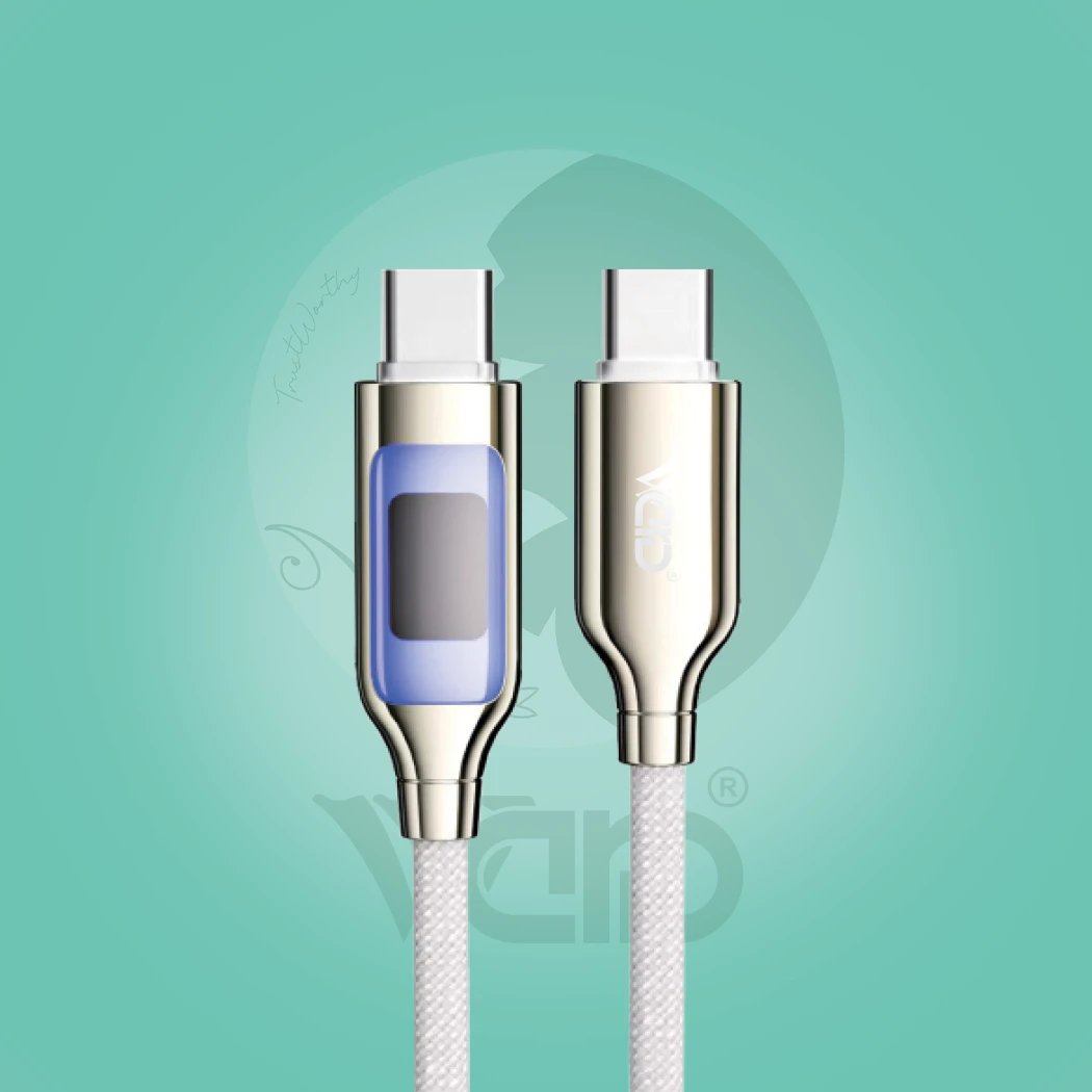 Ward WD-CB21 Type-C to Type-C 67W PD Super Fast Charging Cable (1.2M - White)