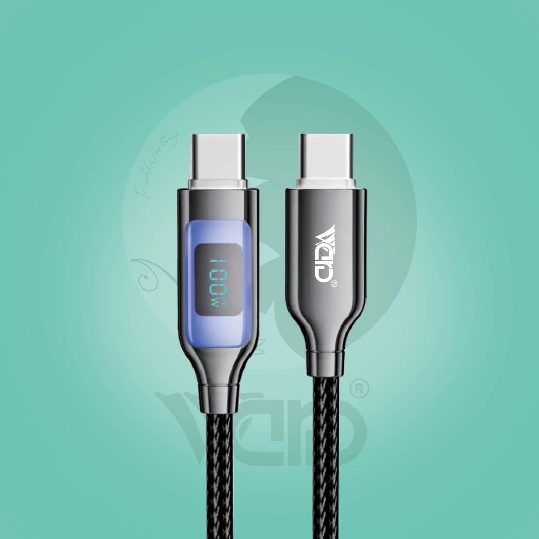 Ward WD-CB22 Type-C to Type-C 100W PD Ultra Fast Charging Cable (1.2M - Black)