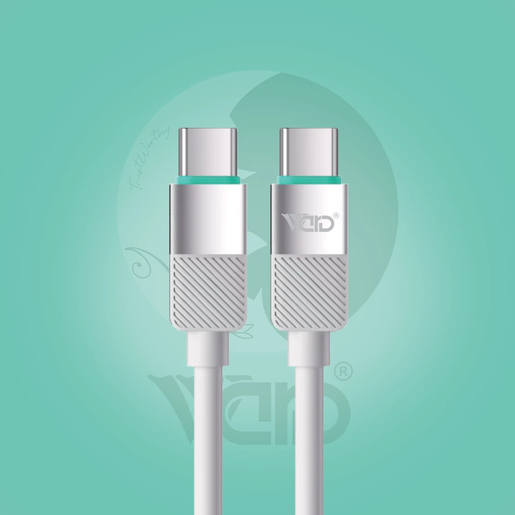 Ward WD-CB25 Type-C to Type-C 67W Super Fast Charging Cable (1M - White)