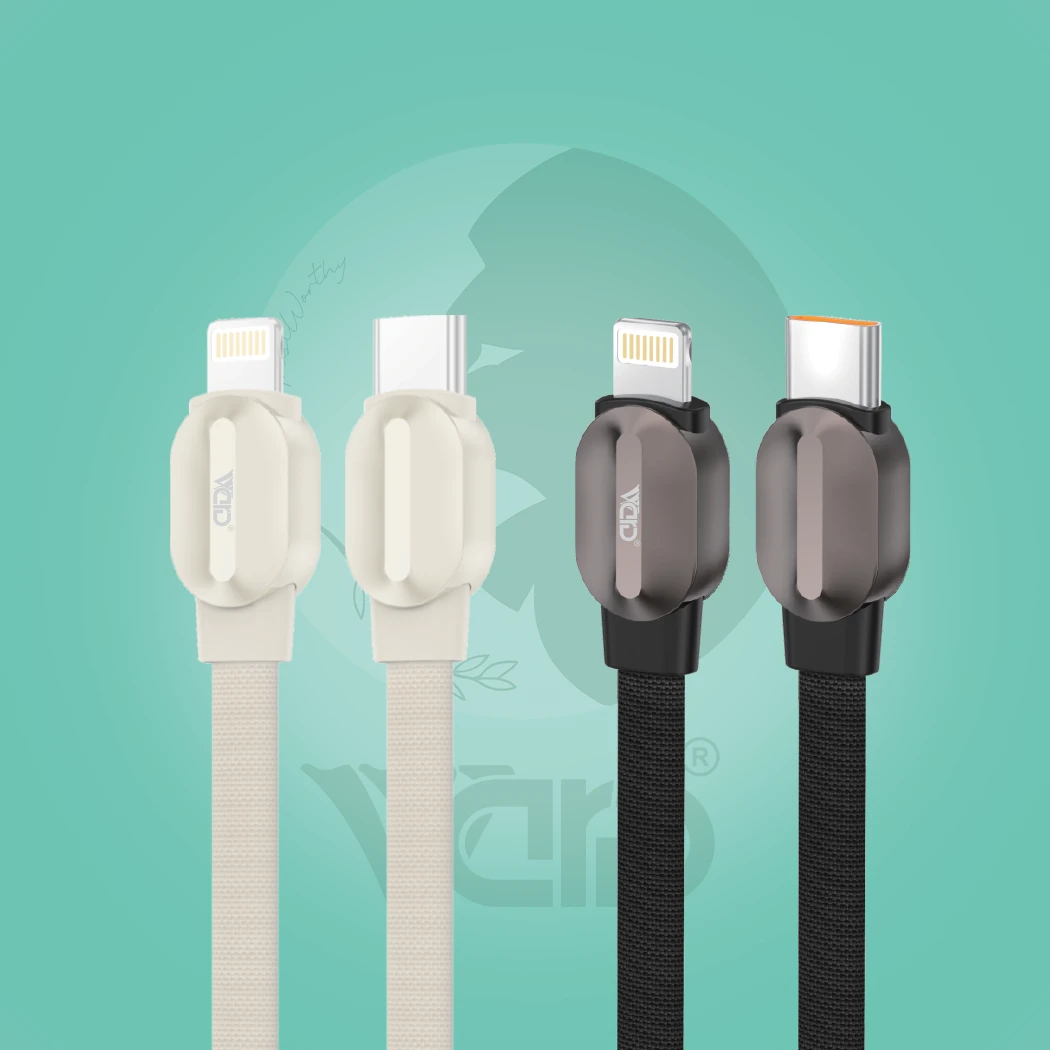 Ward WD-CB34 Type-C to iPhone Lightning 30W Fast Charging Braided Cable (2M)