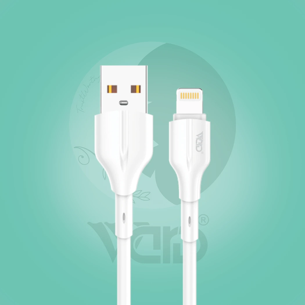 Ward WD-CB42 USB to iPhone Lightning 25W Fast Charging Cable (1M - White)