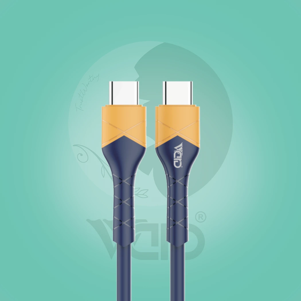 Ward WD-CB57 Type-C to Type-C 65W Fast Charging Cable (1M - Blue)