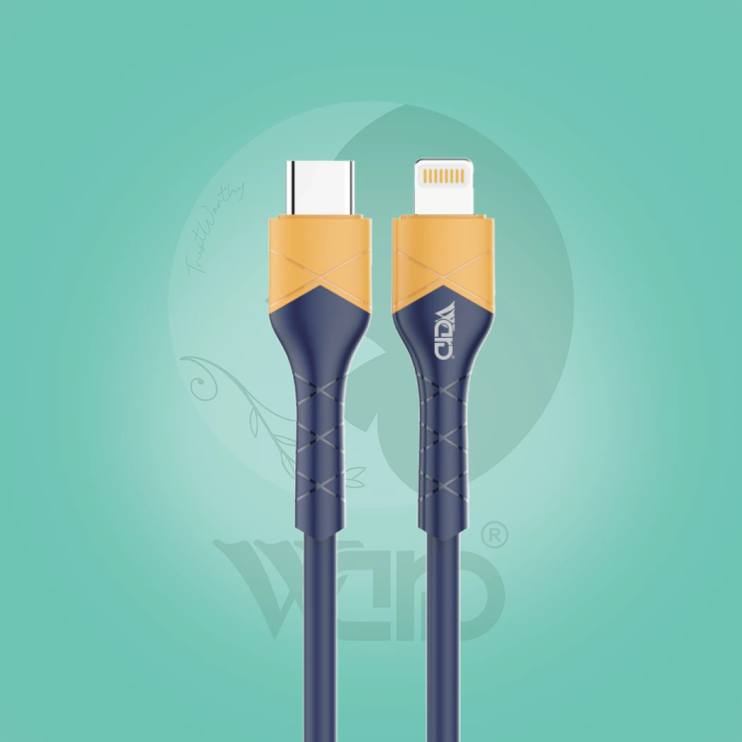 Ward WD-CB58 Type-C to iPhone Lightning 30W Fast Charging Cable (1M - Blue)