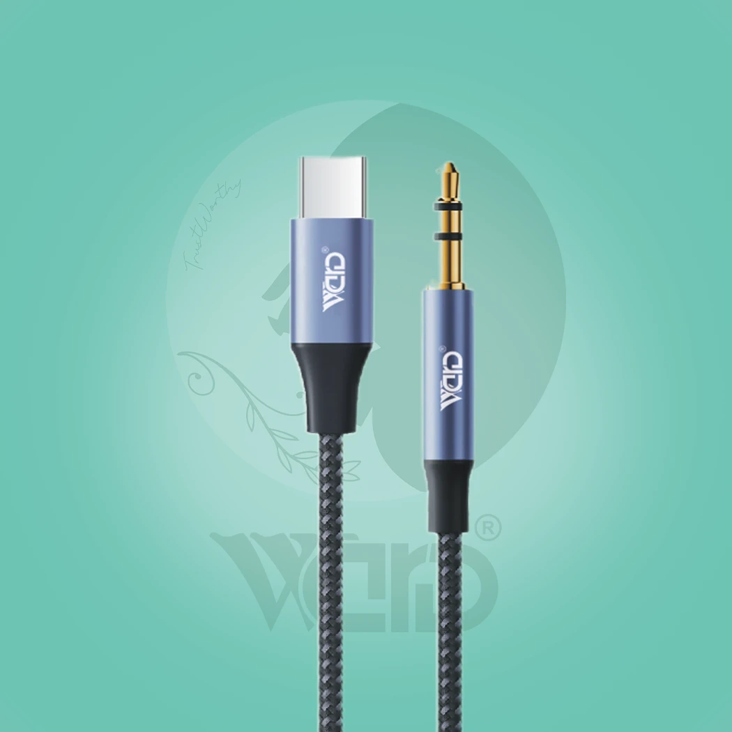 Ward WD-X02 3.5mm Aux to Type-C Port Audio Cable (1000mm)