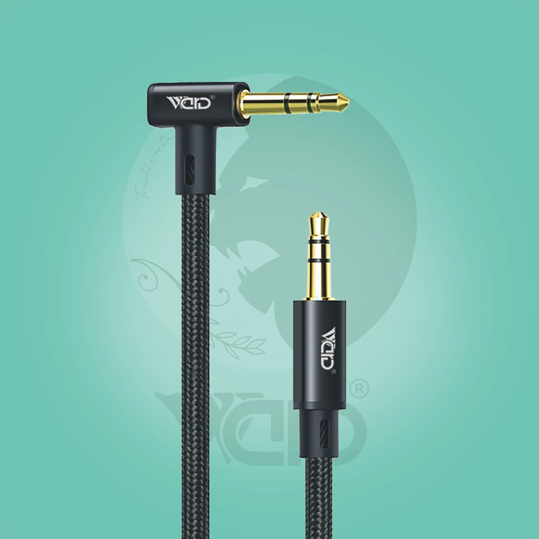 Ward WD-X09 Universal 3.5mm to 3.5mm Audio Aux Cable (1000mm) - Black
