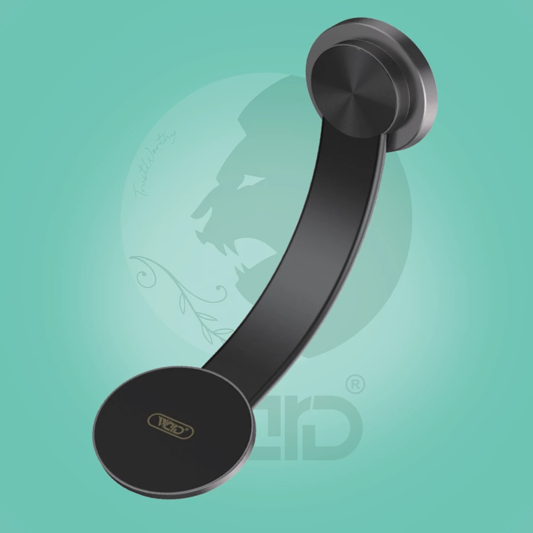 Ward WD-Z09 Strong Magnetic Car Phone Holder (Pearl Black) with Two Guide Plates
