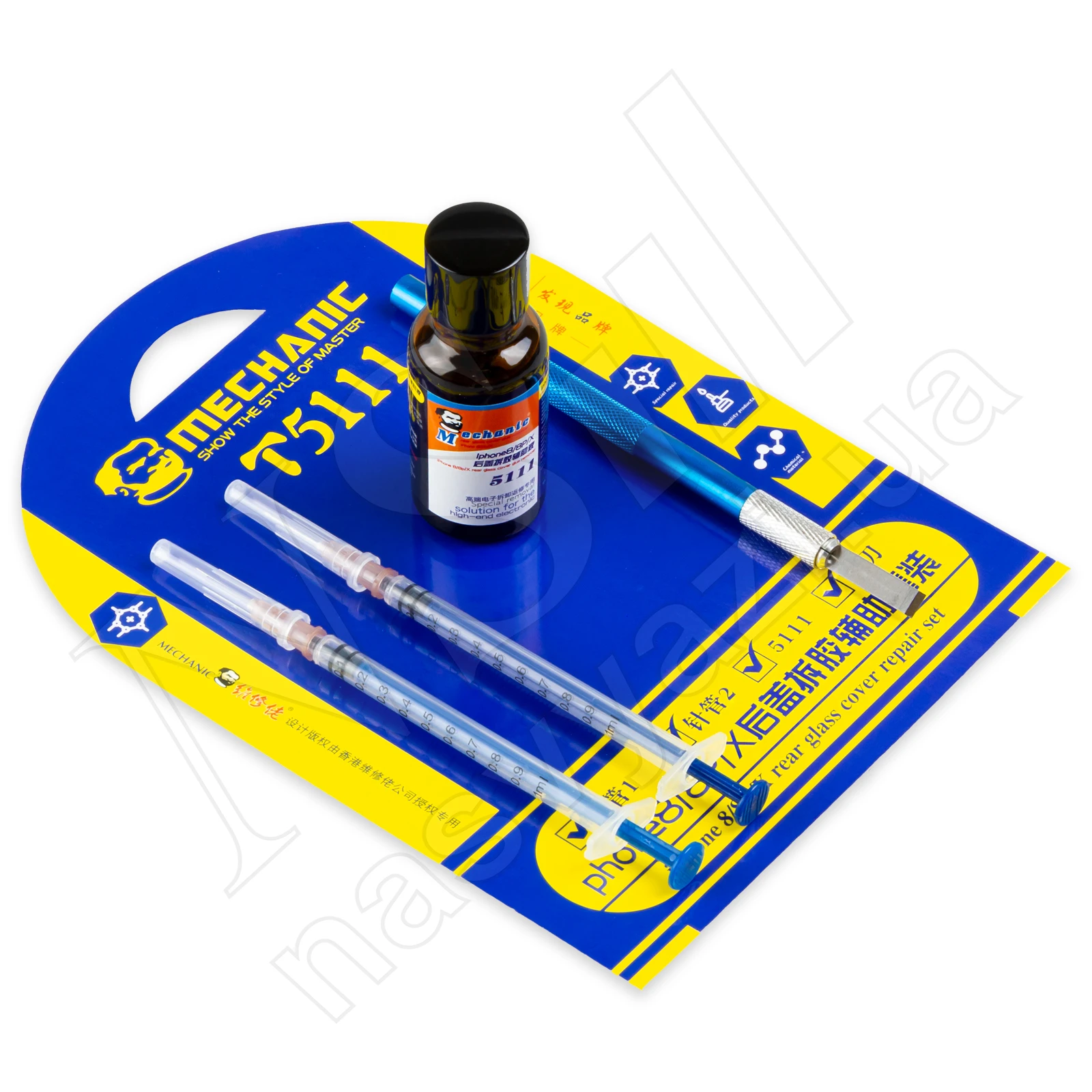 MECHANIC T5111 iPhone Rear Glass Glue Remover Set (20ml)