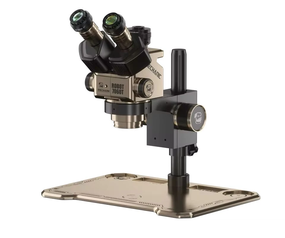 MECHANIC Robotics 7060T-TG Trinocular Stereo Microscope