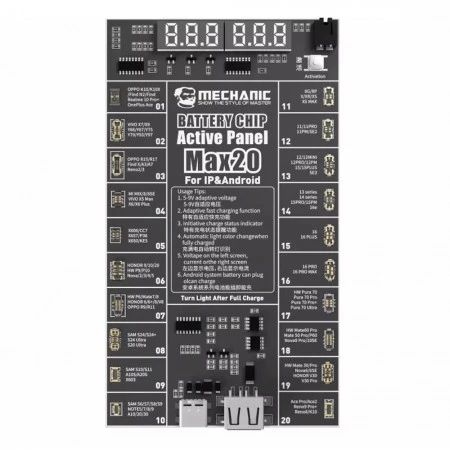 MECHANIC MAX20 Smart Battery Activation Fast Charging Board