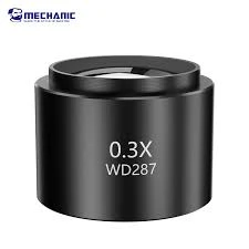 MECHANIC MCN-0.3X Auxiliary Objective Barlow Lens for Stereo Microscope