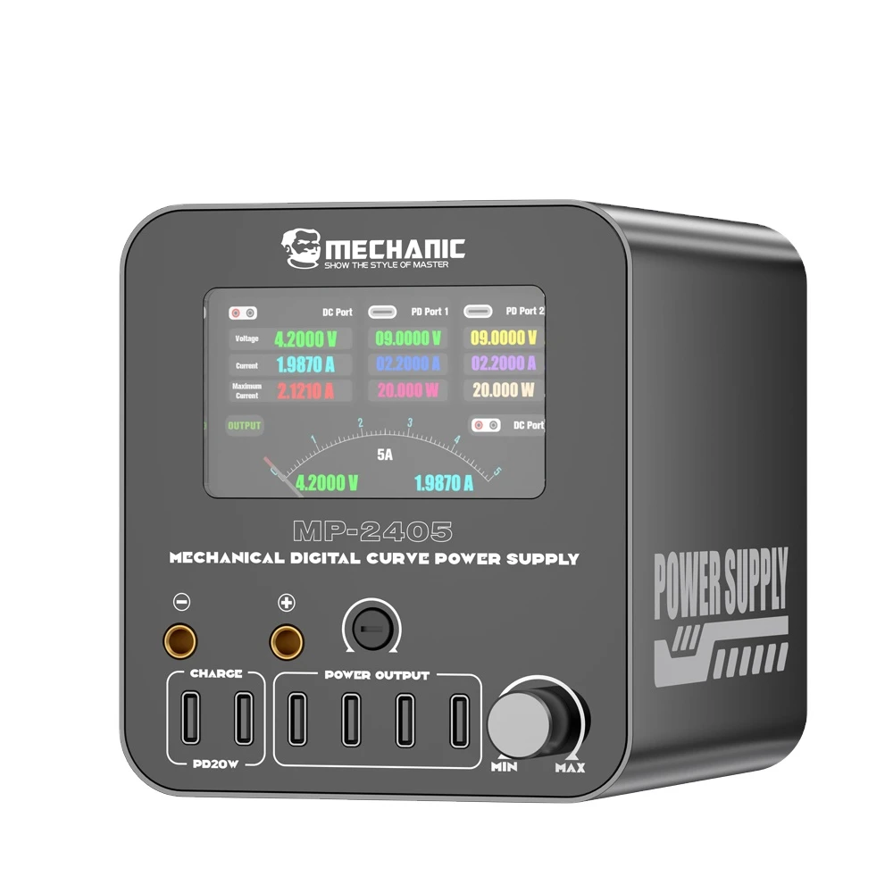 MECHANIC MP-2405 Machinery Digital Curve DC Power Supply (24V / 5A)