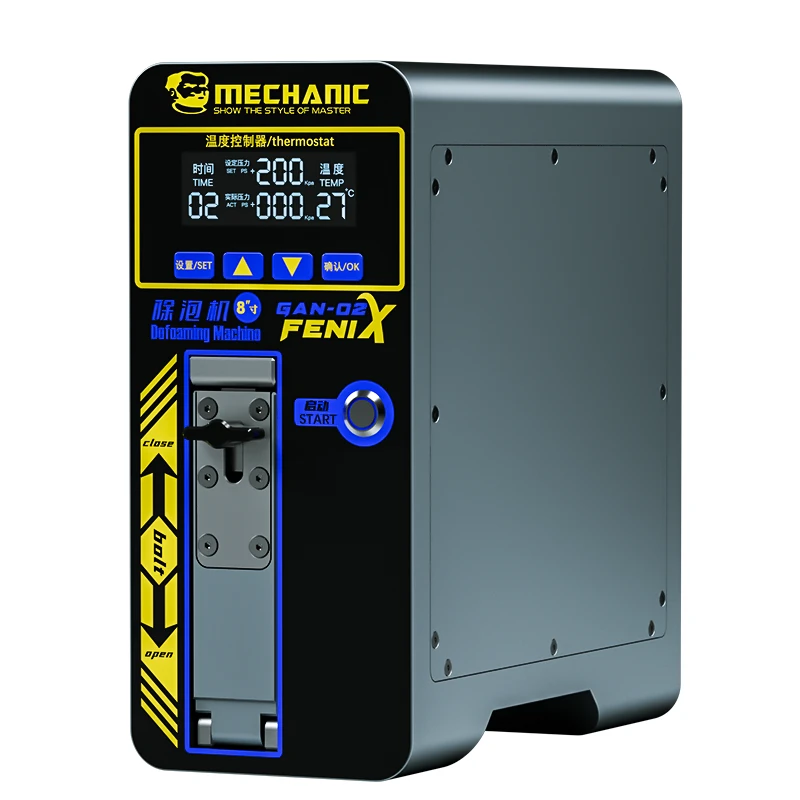 MECHANIC GAN-02 Fenix 8-inch LCD Defoaming Machine