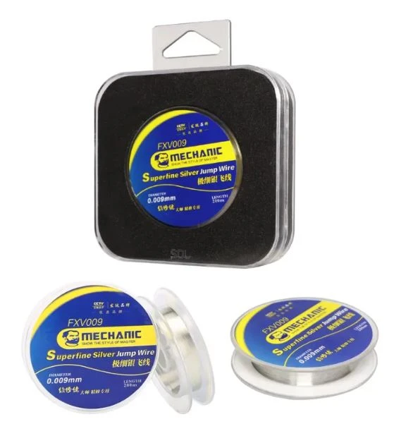 MECHANIC FXV009 Superfine Insulated Silver Jump Wire for Motherboard Repair