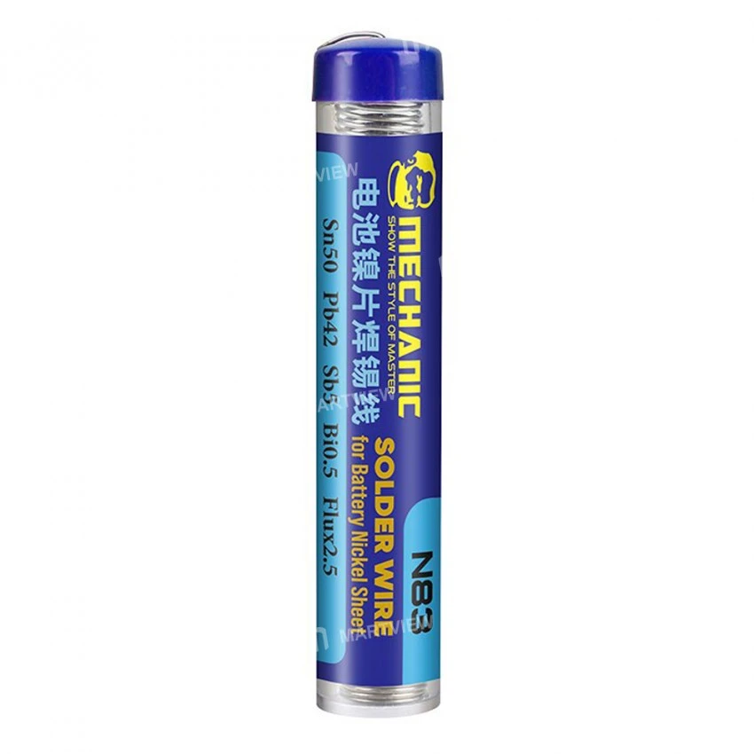 MECHANIC N83 Nickel Sheet Solder Wire (0.8mm * 25g)