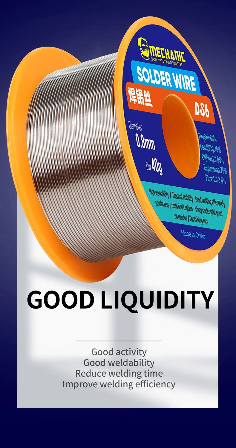 MECHANIC DS6 High-Purity Solder Tin Wire (40g)