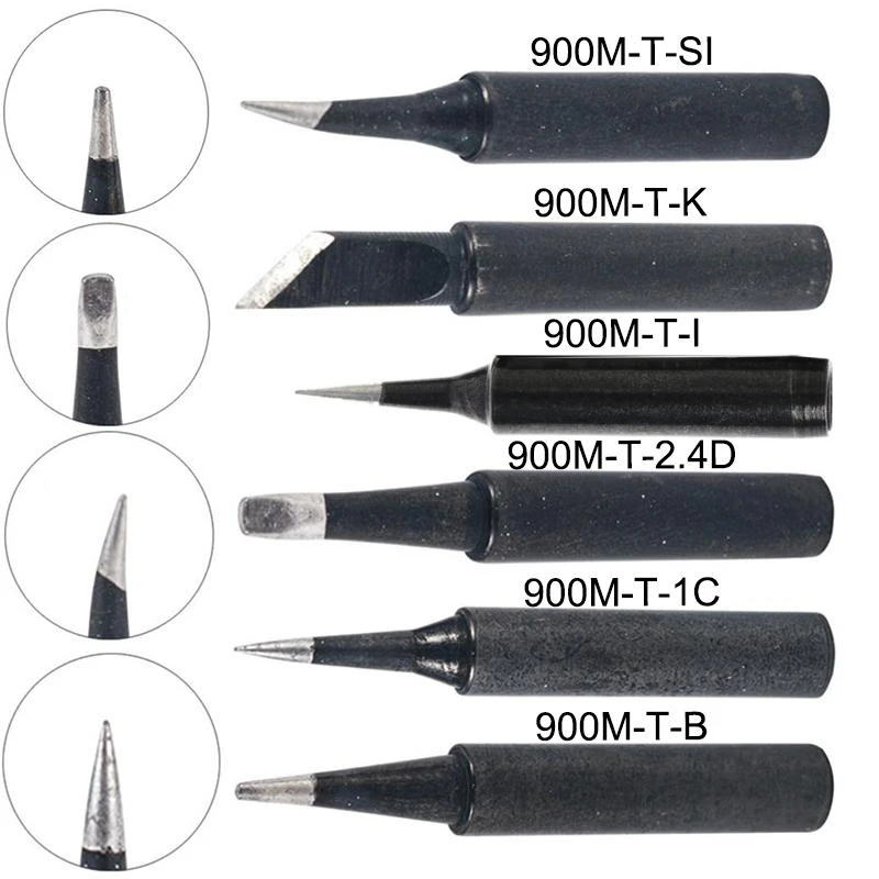 MECHANIC 900M-T-2.4D Lead-Free ESD Chisel Soldering Iron Tip