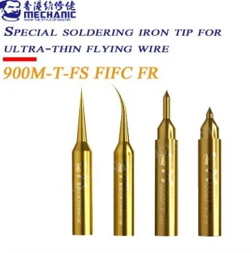 MECHANIC 900M-T-FC Super-Fine Fingerprint Sensor Repair Bevel Solder Tip