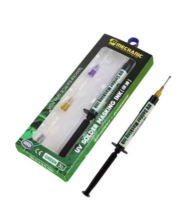 MECHANIC G10 UV Curing Solder Mask Ink [Green] 3ml PCB Repair Oil