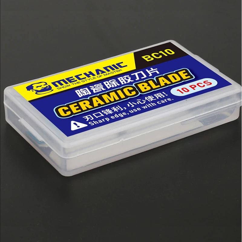 MECHANIC BC10 Premium Anti-Static Ceramic Glue Removal Scraper Blade