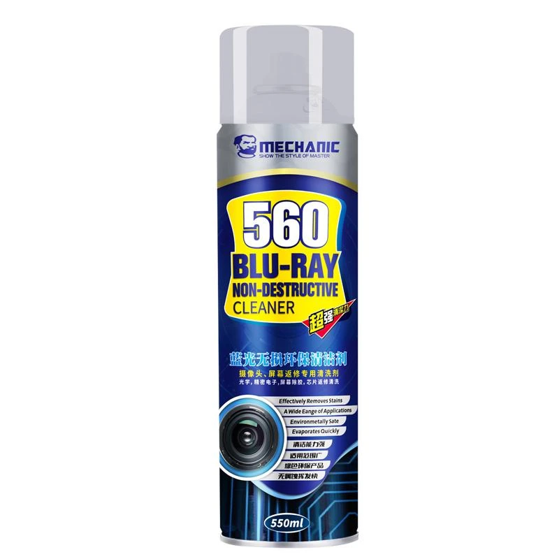 MECHANIC 560 Blue Light Non-Destructive Environmental Cleaning Spray [550ML]