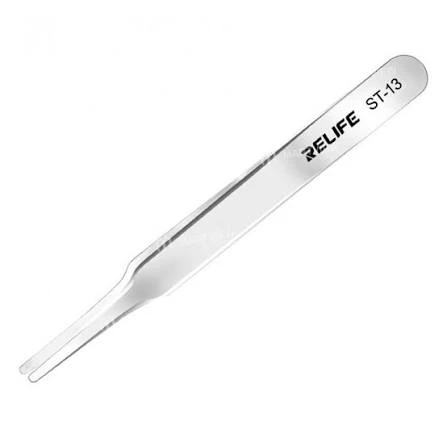 MECHANIC ST-13 Ultra-Precision High-Hardness Round Flat Head SMD Tweezers