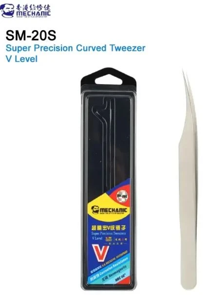 MECHANIC SM-20S Ultra-Precision High-Hardness Straight SMD Component Tweezers