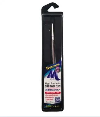 MECHANIC SAK-15 King Series Frosted Nine-Hole Ultra-Precision Curved SMD Tweezers