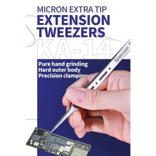 MECHANIC King Series KA-14 Micron Ultra-Precision Extra Sharp Straight Tweezers
