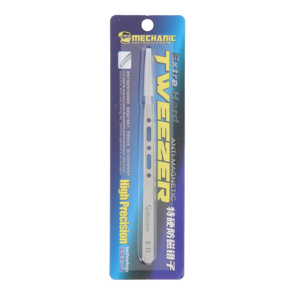 MECHANIC Craftsman Series GAN-11 Extra Hard Anti-Magnetic Straight Tweezers