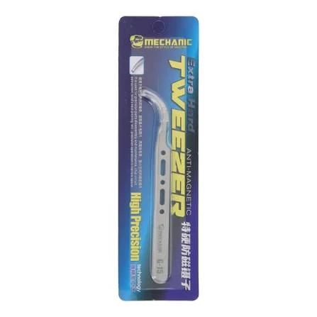 MECHANIC Craftsman Series GAN-15 Extra Hard Anti-Magnetic Curved Tweezers