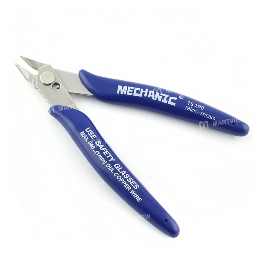 MECHANIC TS-190Y 5-Inch Professional Ultra-Sharp Micro-Shears Flush Cutter