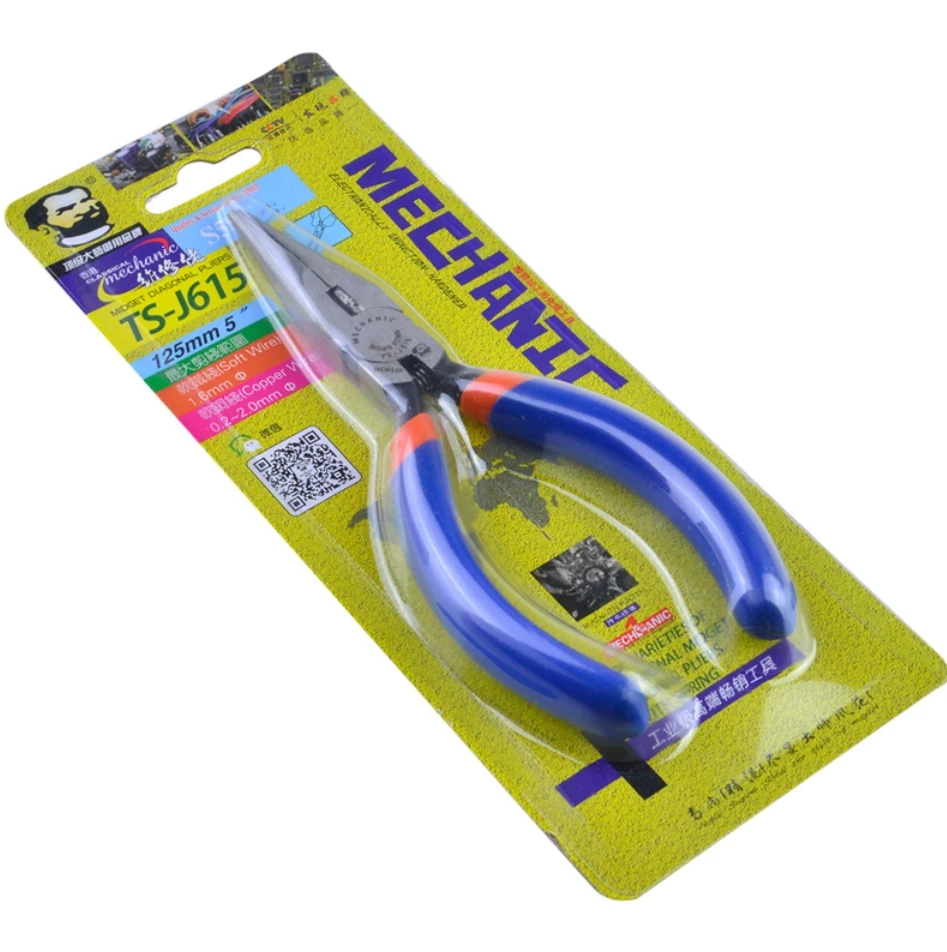 MECHANIC TS-J615 5-Inch Professional Long Needle Nose Precision Pliers