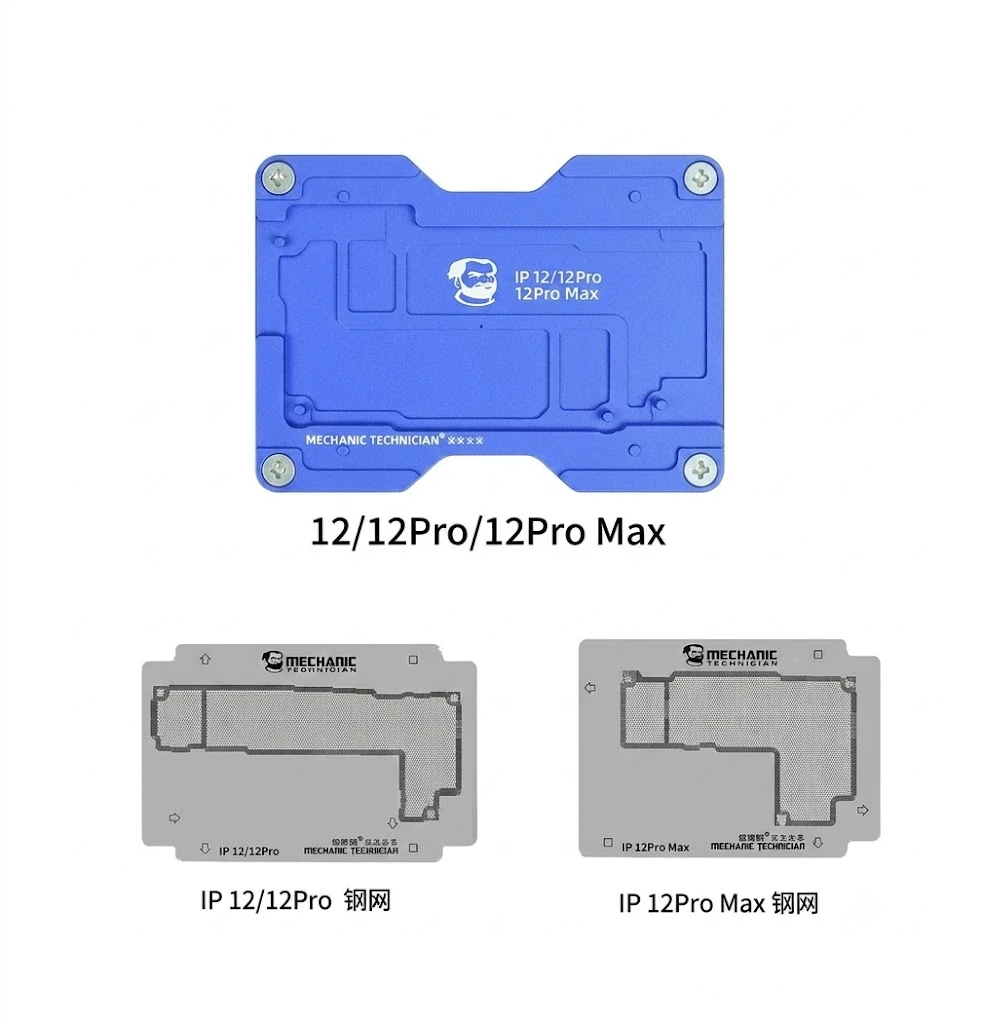 MECHANIC Aegis iT3-D Middle Layer Heating Module + Steel Stencils Kit for iPhone 12 / 12 Pro / 12 Pro Max