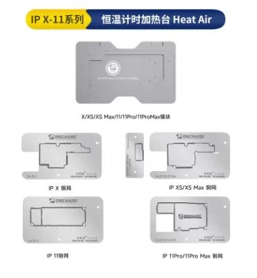 MECHANIC IP14 Series Heating Module Platform with 2pcs Reballing Steel Stencils