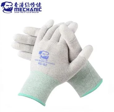 MECHANIC AS02 Anti-Static Carbon Fiber Protection Gloves (Size L)