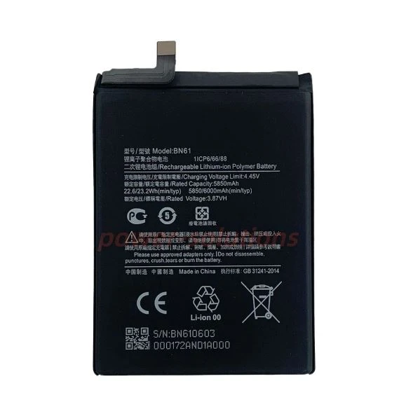 Ciocorpes Poco X3 Pro Battery - Premium Quality Replacement